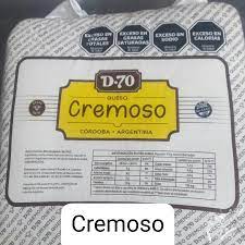 Queso Cremoso D-70 x Horma de 4kg