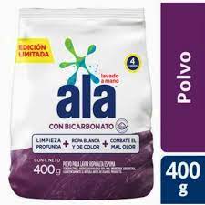 Jabon en polvo Ala x 400gr. lavado a mano