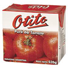 Caja Pure de Tomate Otito 12unidades x 520gr.