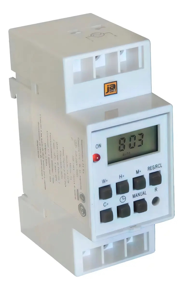 Temporizador Digital Programable para Riel Din